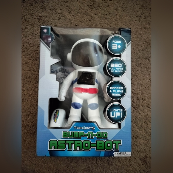 Other - Tekmobots Bump N Go Astrobot Musical Toy Kids NEW